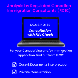 Apply GCMS Notes online - Get GCMS from immigration